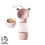 2 in 1 Panda Water Food Bottle Pink