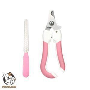 Cat Nail Clipper Set with File Pink