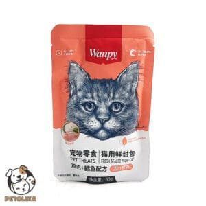 Wanpy Cat Pouch Chicken and Cod Flavor