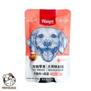 Wanpy Dog Pouch Game Meat and Vegetables Flavor 2