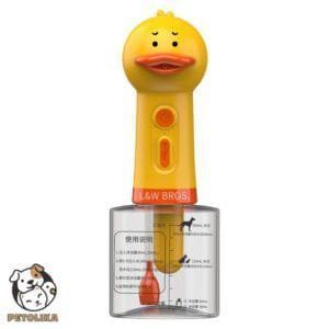 Bath Foam Maker for Cats and Dogs Yellow Duck Design