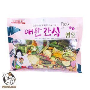 Fruit and vegetable freeze dried treat for dogs 500g Funny U