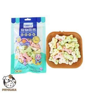 Small bone shaped biscuit for dental health 100g Funny U 1