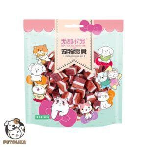 Three color meat cube treat for dogs 100g Funny U 2