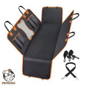 Waterproof Car Seat Cover Bone Design for Dogs and Cats