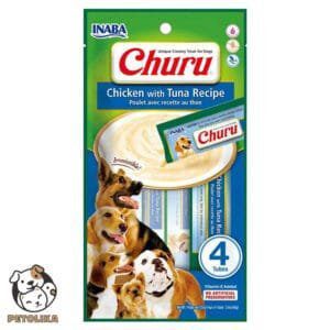 INABA CHURU chicken with tuna recipe 56g 4 sticks per pack 1