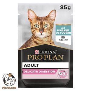 PRO PLAN DELICATE WET CAT FOOD WITH TURKEY GRILLED IN GRAVY 26 X 85G