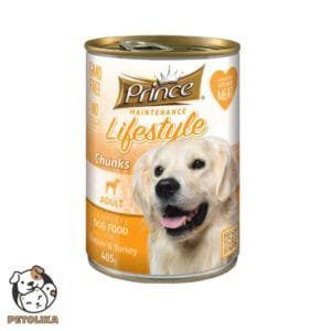 Prince Lifestyle Dog Wet Food Chicken Turkey 415g