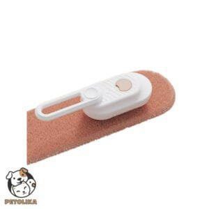 cat massage brush white