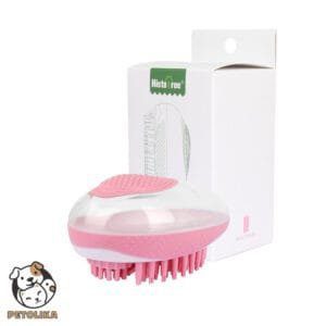 Cat Dog Bath Massage Brush with Liquid Storage