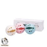 Cat Toy Ball Set Includes Three Light Up and Bell Balls 2