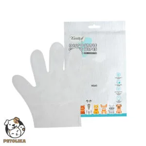 Disposable Wet Gloves for Bathing and Cleaning Dogs and Cats