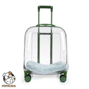 کیف شفاف و متحرک حمل سگ و گربه با طراحی ویژه