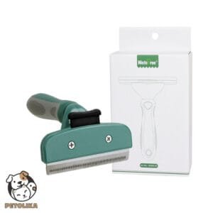 Dog and Cat Shaving Comb 100mm Blade Olive Green