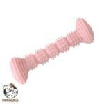 TPR Chew Toy for Dogs Pink Dental Cleaning