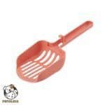 Cat Litter Scoop with Clip Pink