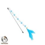 Cat Teaser Wand Feather Ball Blue