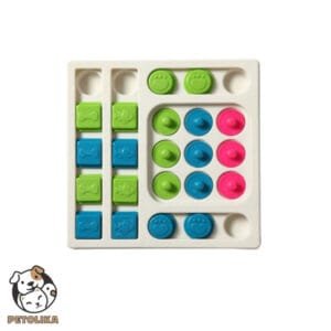 Dog Puzzle Reward Toy Square Model with Tank