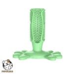 Dog Toothbrush and Chew Toy Large Green