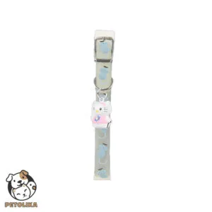 Reflective Collar with Kitty Blue Bell Adjustable for Dogs and Cats