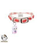 Reflective Collar with Kitty Red Bell Adjustable for Dogs and Cats 1