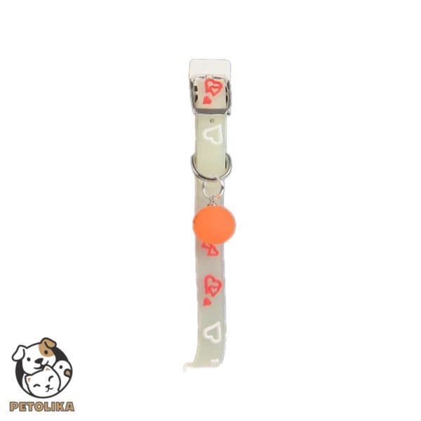 Reflective Collar with Orange Ball Adjustable for Dogs and Cats