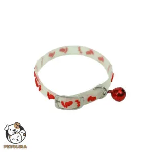 Reflective Collar with Red Bell Adjustable for Dogs and Cats 1