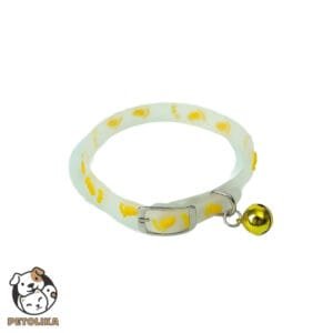 Reflective Collar with Yellow Bell Adjustable for Dogs and Cats 1