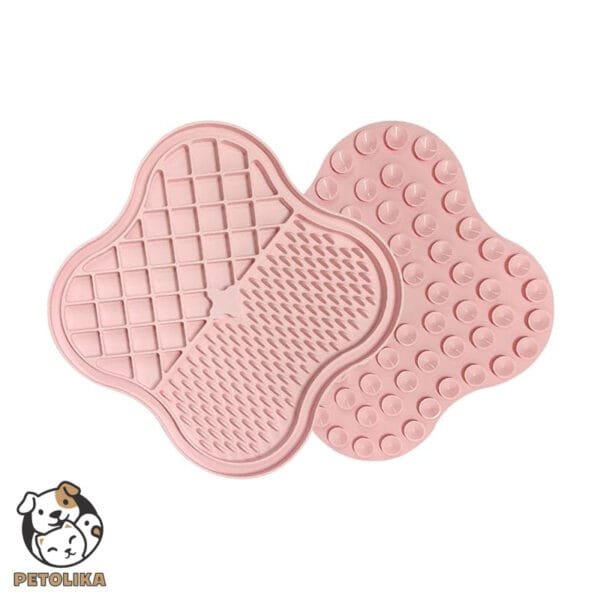 Silicone Slow Feeding Mat Grade A Pink for Dogs and Cats