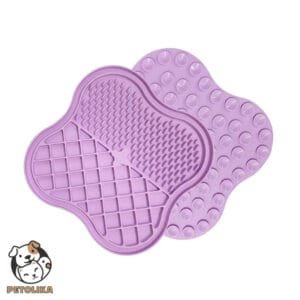 Silicone Slow Feeding Mat Grade A Purple for Dogs and Cats