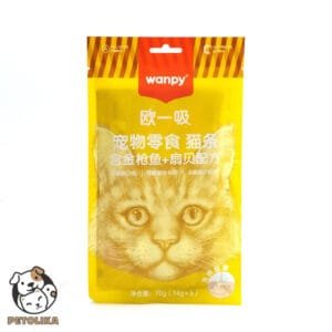 Wanpy Cat Creamy Treat Tuna and Shellfish Flavor Pack of Five