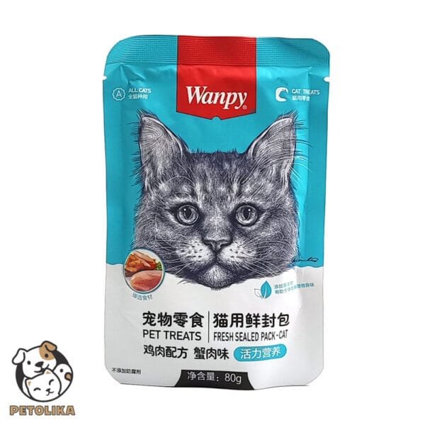 Wanpy Cat Pouch Chicken and Crab Flavor