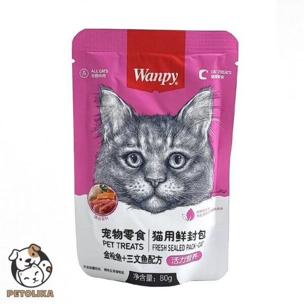 Wanpy Cat Pouch Tuna and Trout Flavor