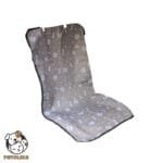 Waterproof Pet Seat Cover Single Bone Pattern Gray