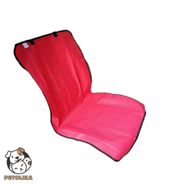 Waterproof Pet Seat Cover Single Plain Red