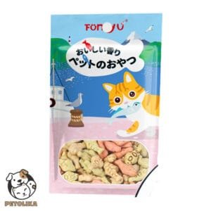 Chicken and fish biscuit treat for cats 100g Funny U