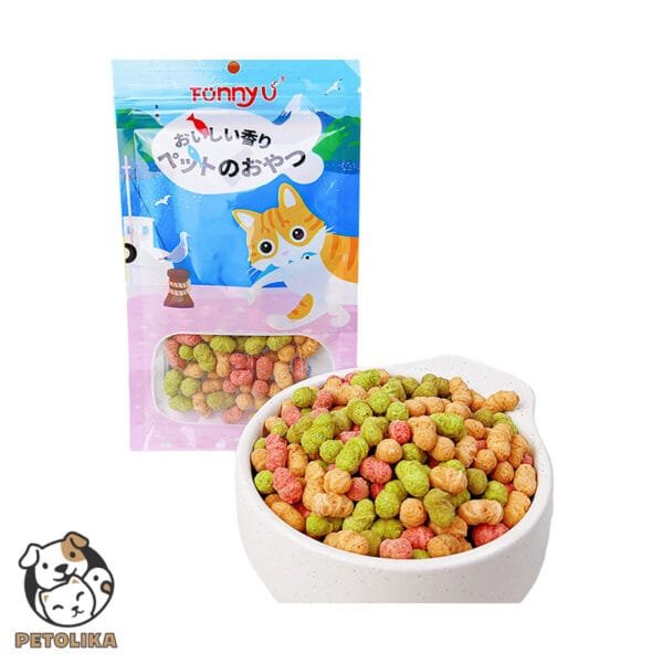 Mixed flavor dental treat for cats 100g Funny U 1