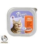 Plaisir Cat Food Can Chicken Flavor 100g