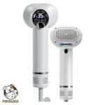 Smart Hair Dryer and Brush for Dogs and Cats White