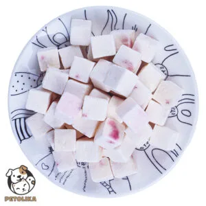 Strawberry yogurt freeze dried treat for dogs and cats 100g Karamo