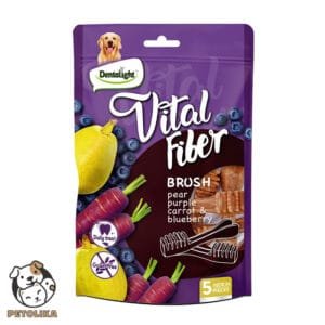 dog treat fruit carrot pear blueberry dentalight