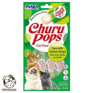 INABA CHURU CHURU POPS TUNA CHICKEN 60g 4 sticks per pack