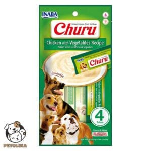 INABA CHURU chicken with vegetable recipe 56g 4 sticks per pack 1