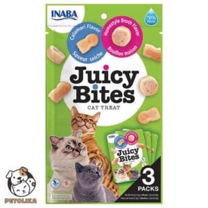 INABA Juicy Bites Homestyle Broth Calamari Flavor 33.9g 3 pouches per pack