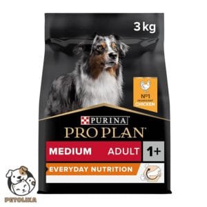 PRO PLAN EVERYDAY NUTRITION MEDIUM ADULT DRY DOG FOOD WITH CHICKEN 3 KG