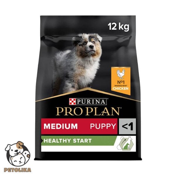 PRO PLAN HEALTHY START MEDIUM PUPPY DRY DOG FOOD WITH CHICKEN 12 KG