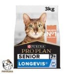 PRO PLAN LONGEVIS SENIOR 7 DRY CAT FOOD WITH SALMON 3 KG