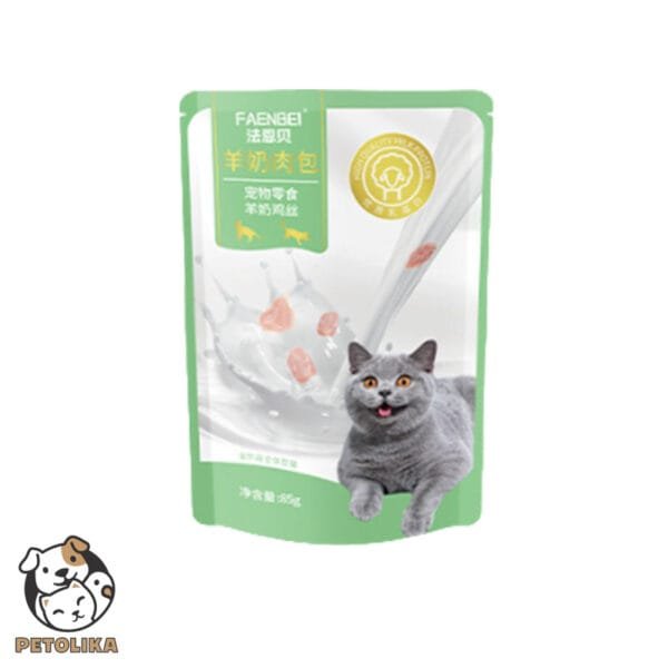 chicken goat milk cat pouch faenbei