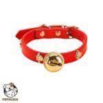 fancy collar bell red bone