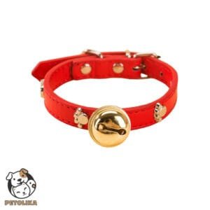 fancy collar bell red bone